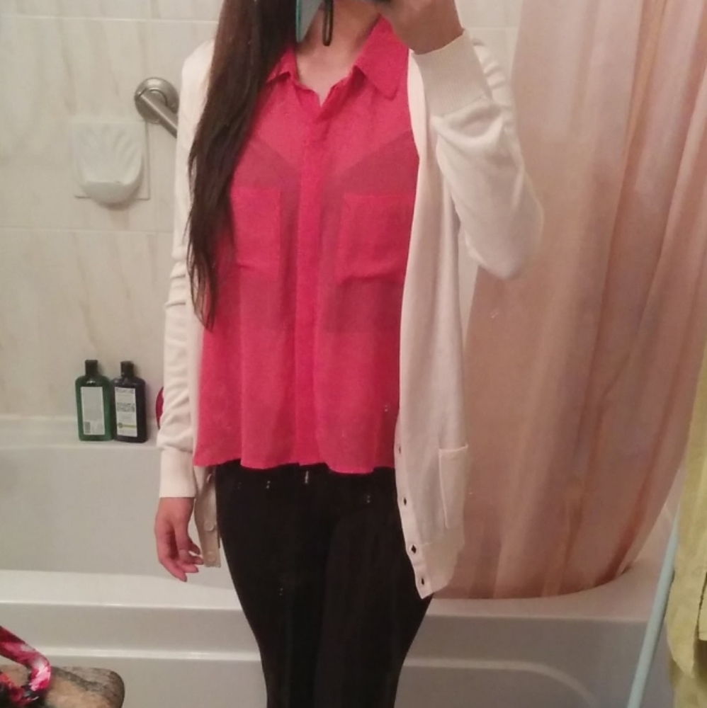 ❗❗3/$20 Forever 21 off white Cardigan